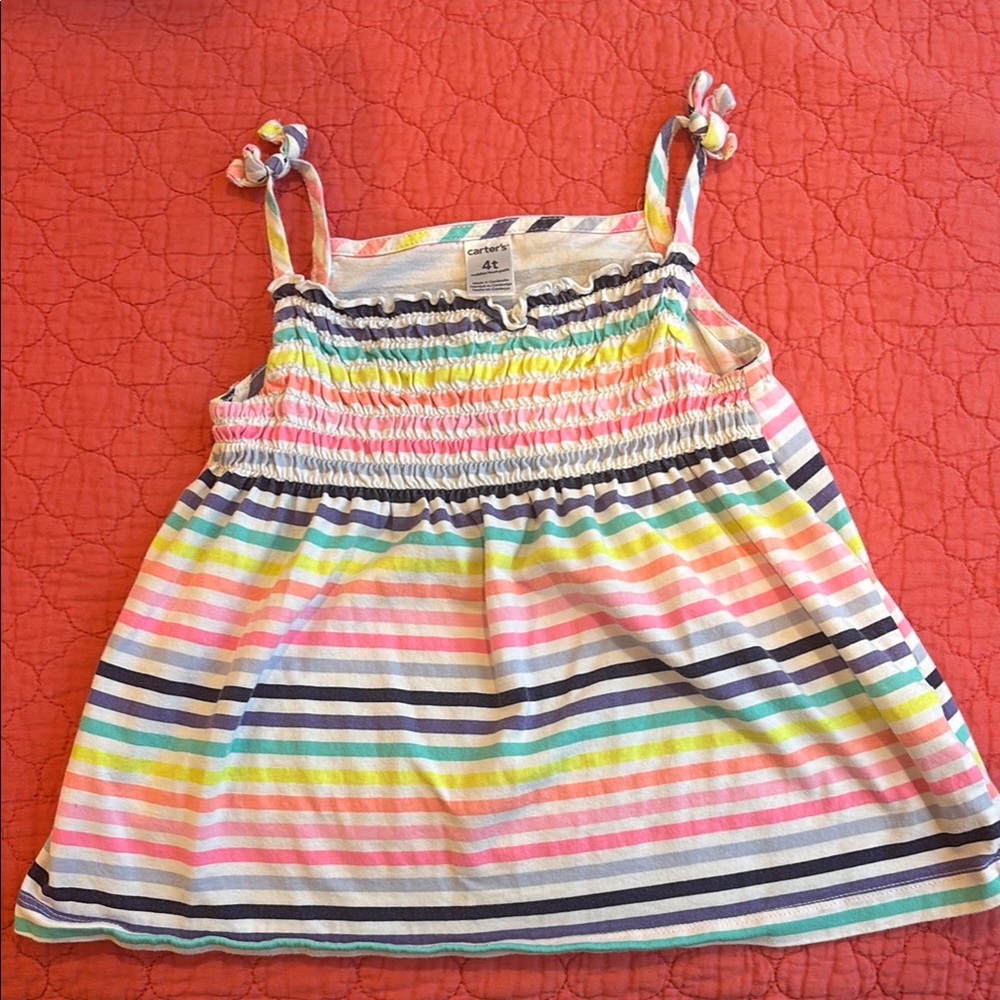 Carter's rainbow shirt. Perfect for summer!